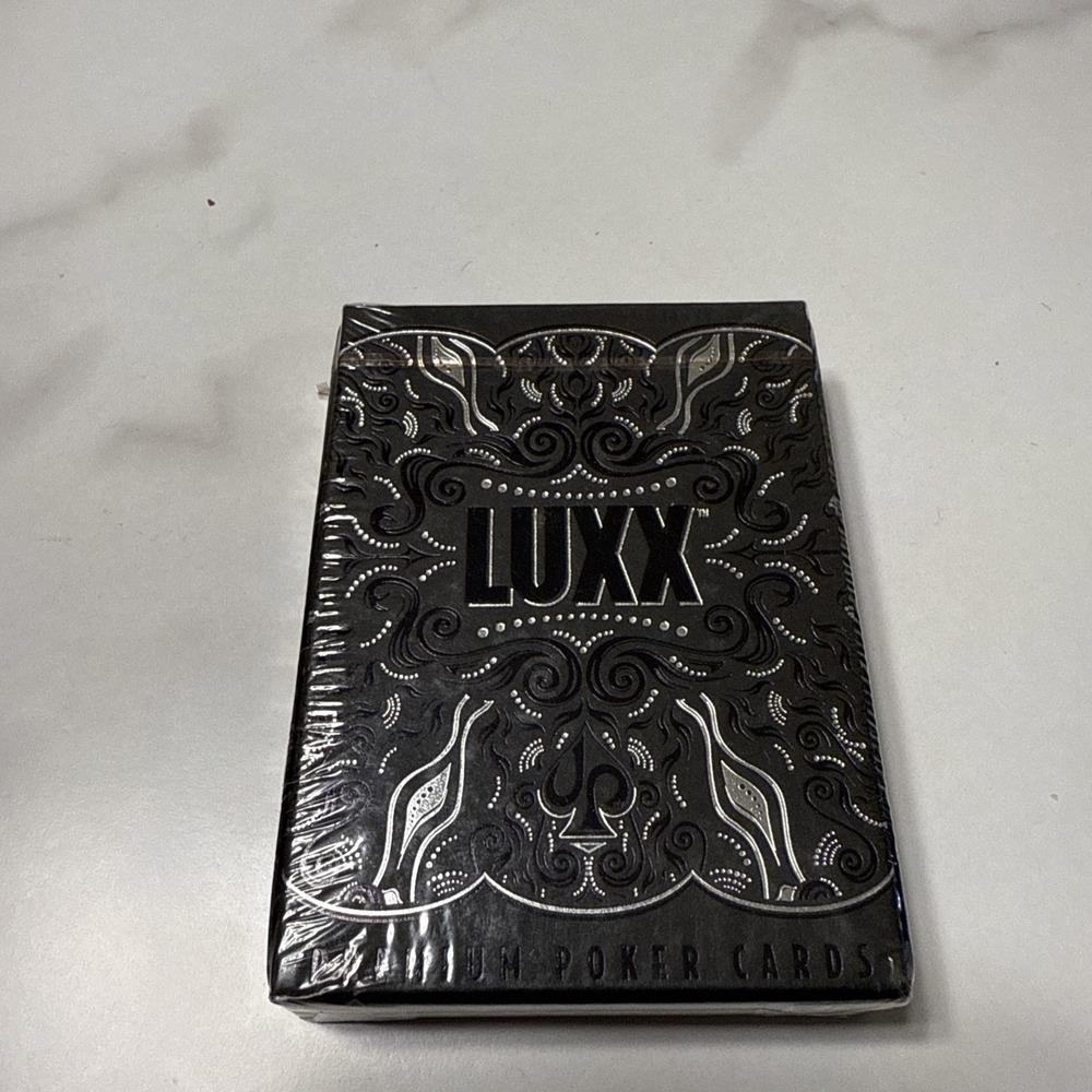 LUXX Shadow Silver V2 Playing Cards Limited Edition Deck LPCC